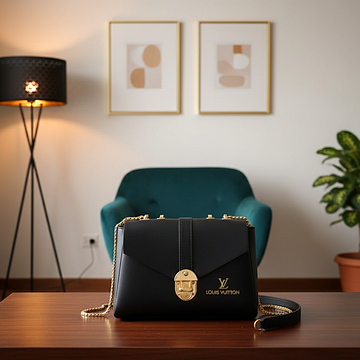 The 'Aurora' Black Chain Bag